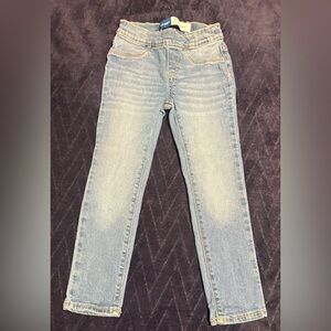 Old Navy Girls Light Wash Pull-on Skinny Jeans